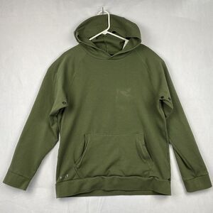 BYLT Premium Pullover Hoodie Mens Size‎ Large Green Vented Long Sleeve